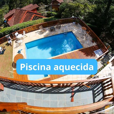 Chale Belga Em Condominio - 1,2 Km Do Centro Turistico Capivari Campos do Jordão Exterior foto